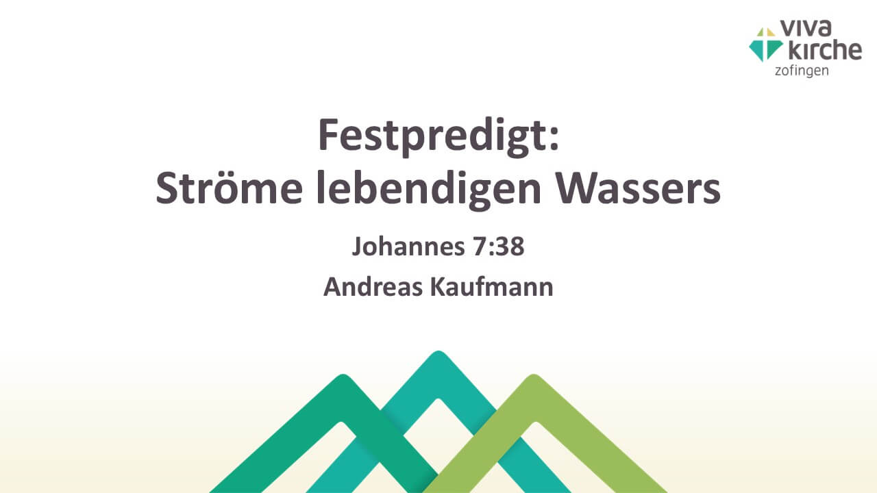 Ströme lebendigen Wassers