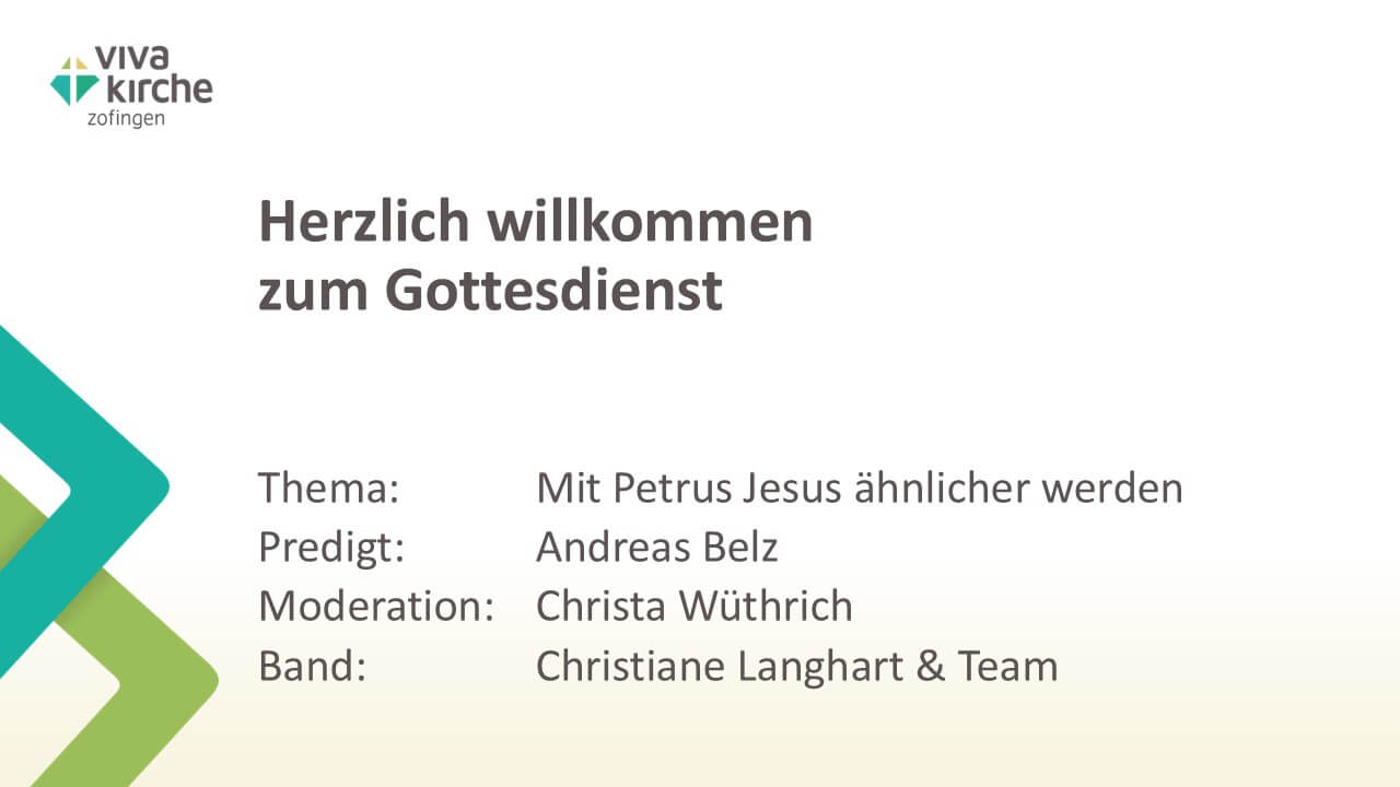 Mit Petrus Jesus ähnlicher werden