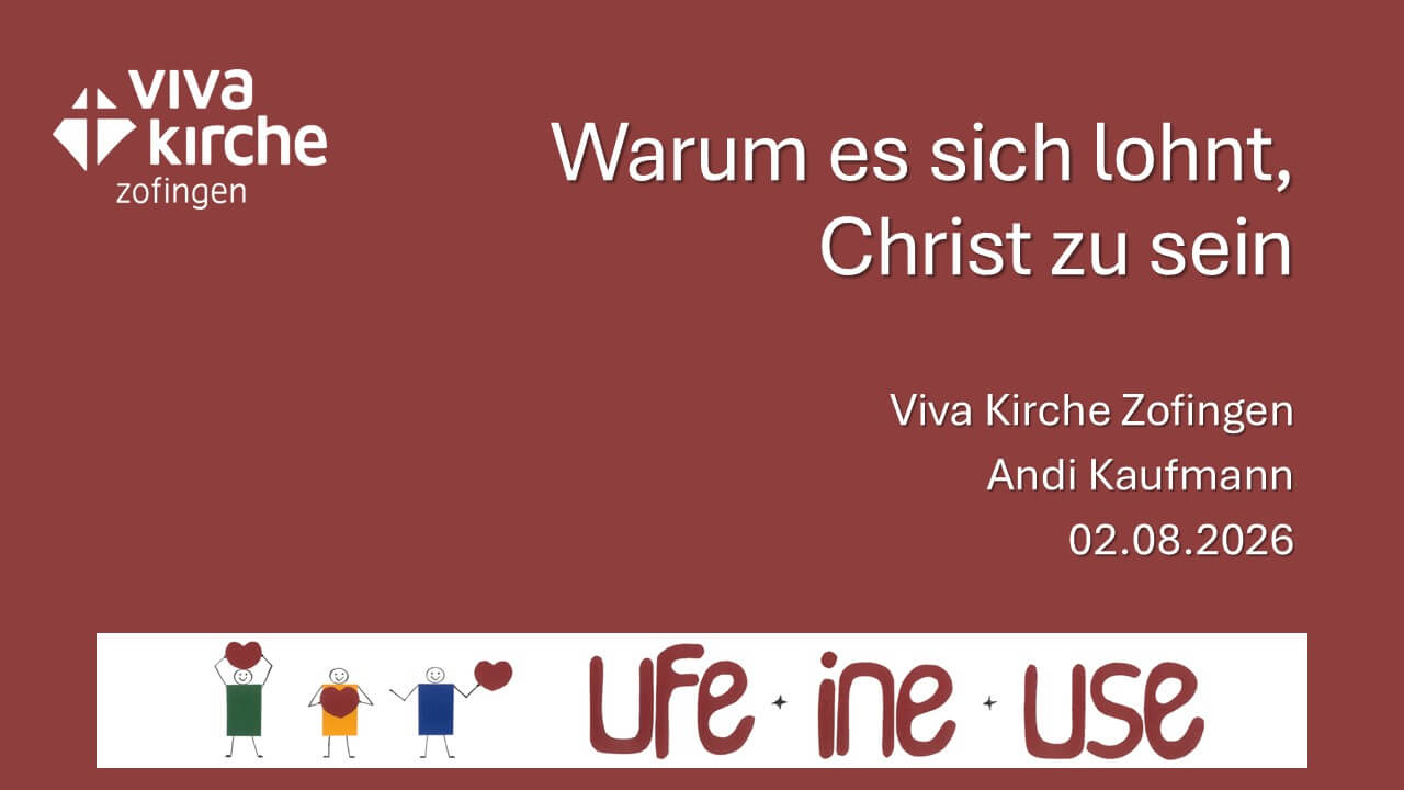 Warum es sich lohnt, Christ zu sein!